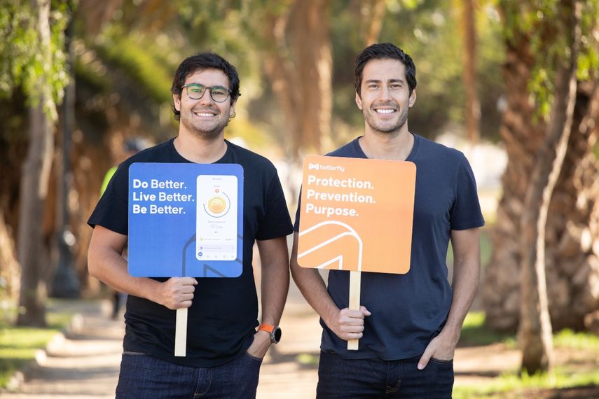 Christian y Eduardo Della Maggiori (de izq. a der.) creadores de Betterfly, la plataforma digital de mayor valorazión en Latinoamérica.&nbsp;