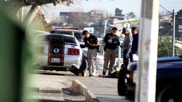 Policías realizan investigación, en México.&nbsp;