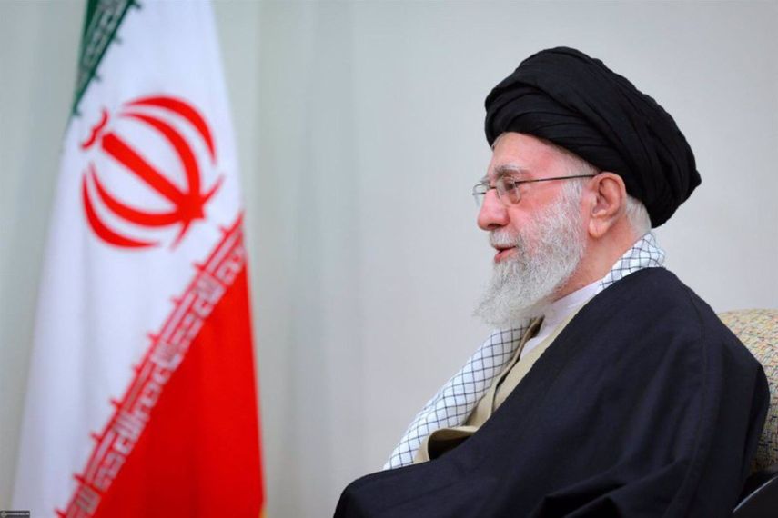 El líder supremo de Irán, el ayatolá Alí Jamenei, durante una reunión en la capital, Teherán
