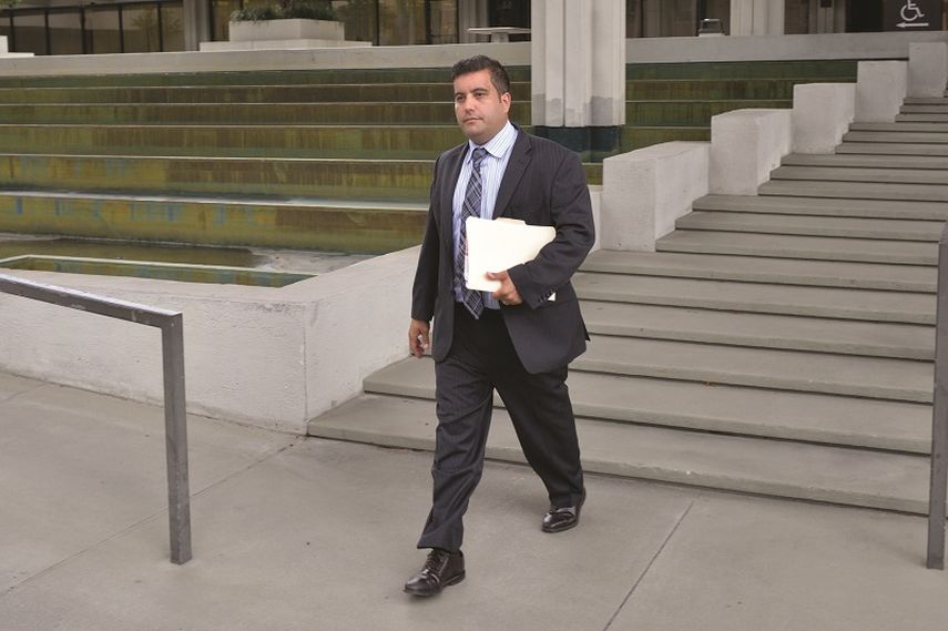 Enrique Padilla a la salida de la corte (ALVARO MATA)