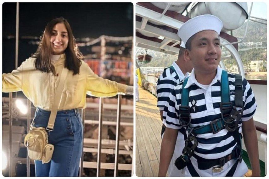 América Yamilet Sánchez (21) y Adal Jair Marcos (23) son los dos jóvenes marinos que perdieron cuando el Buque Escuela Cuauhtémoc chocó contra el puente de Brooklyn.&nbsp;