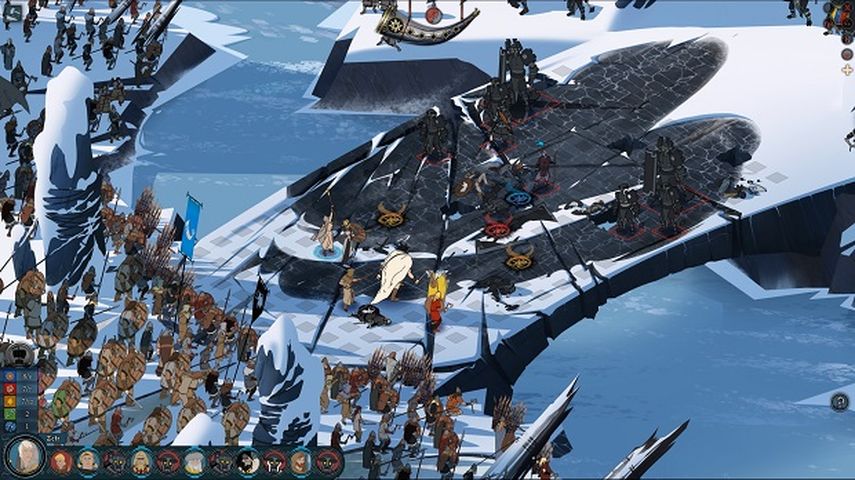 En “The Banner Saga 2” los seres humanos y los gigantes han sellado una alianza en el mundo de fantasía inspirado en la cultura nórdica. (dpa)