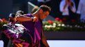 El español Rafael Nadal se marcha después de su partido de cuartos de final de individuales del torneo ATP Tour Madrid Open de tenis 2021 contra el alemán Alexander Zverev en la Caja Mágica de Madrid el 7 de mayo de 2021. El español Rafael Nadal se marcha después de su partido de cuartos de final de individuales del torneo ATP Tour Madrid Open de tenis 2021 contra el alemán Alexander Zverev en la Caja Mágica de Madrid el 7 de mayo de 2021.
