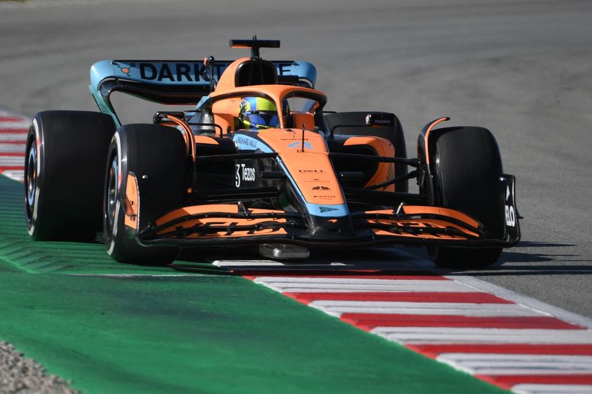El británico Lando Norris es el más veloz de la primera prueba de Fórmula 1 en 2022 con su McLaren