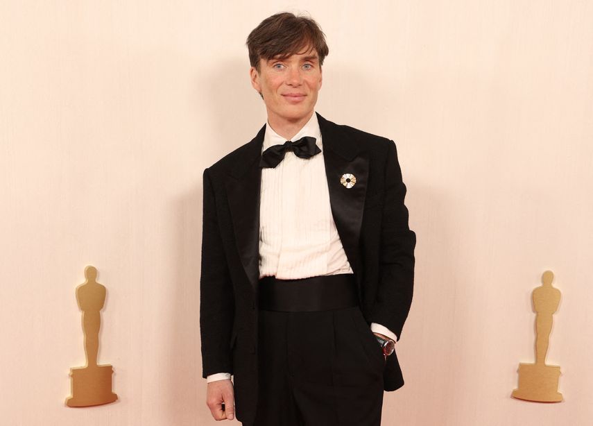 El actor irlandés Cillian Murphy asiste a la 96ª edición de los Premios anuales de la Academia en el Dolby Theatre de Hollywood, California, el 10 de marzo de 2024. &nbsp; &nbsp;