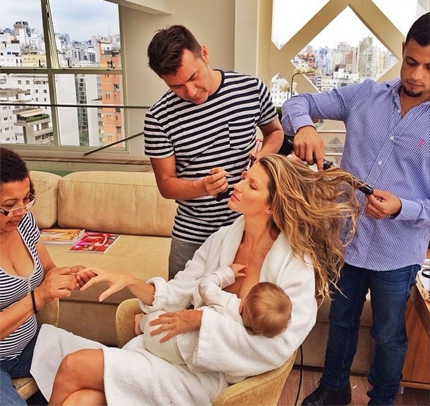 Gisele Bundchen publicó esta foto en su cuenta de Instagram.