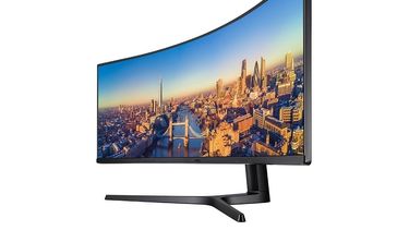 Monitor Samsung para ordenadores CJ89 ultrapanorámico de 49 pulgadas y con pantalla curva.