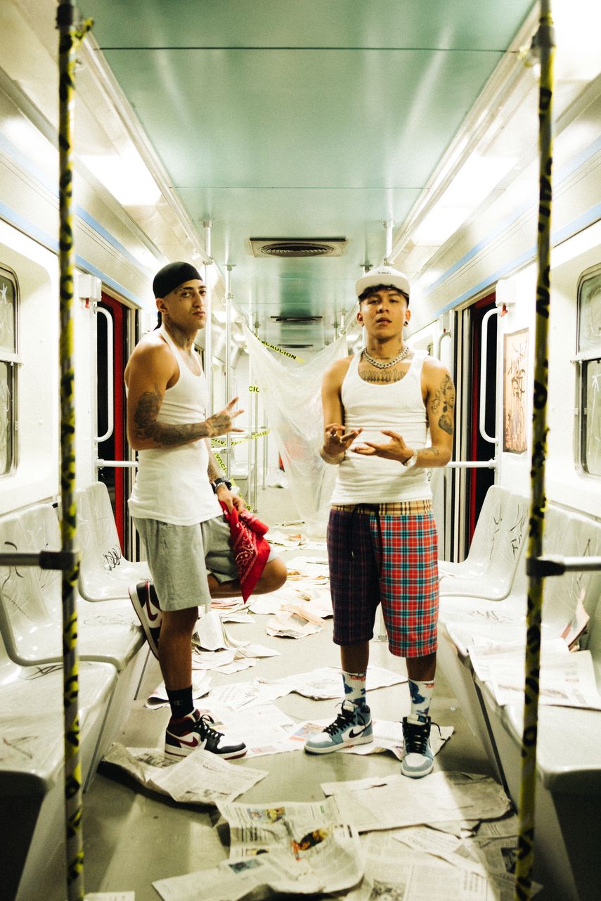 Los cantantes, oriundos de Venezuela, Neutro Shorty y &nbsp;Big Soto.