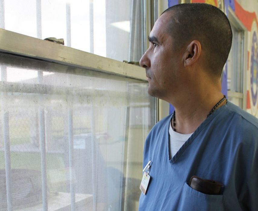 El reo Flavio Santisteban. 