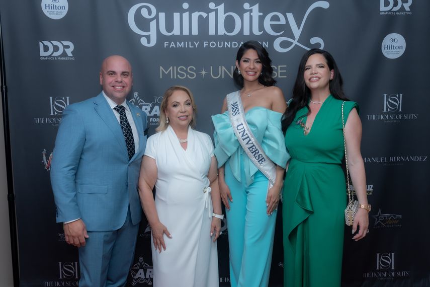 Guiribitey Family Miss Universo Sheynnis Palacios asiste a evento benéfico en Miami