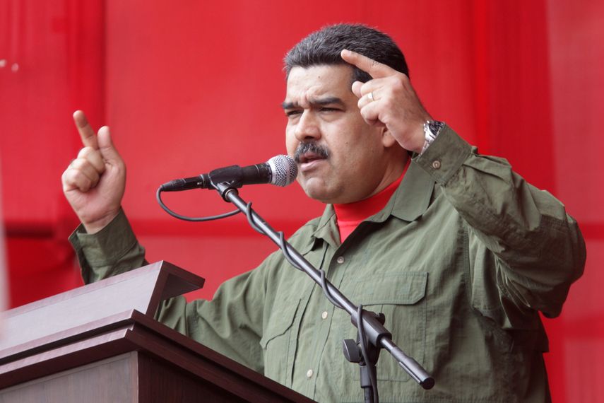 Maduro en un acto de fin de año junto a la Fuerza Armada Bolivariana.