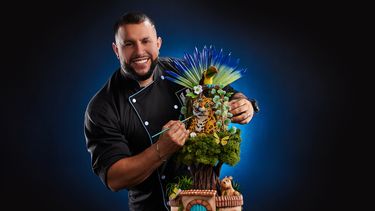 El pastelero venezolano Henderson González.&nbsp;