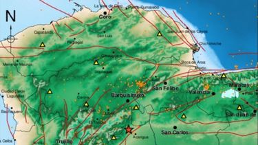 Captura de pantalla del informe preliminar difundido en la página we de Funvisis referente al sismo ocurrido en Venezuela.&nbsp;