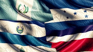 Banderas de los cinco países centroamericanos&nbsp;