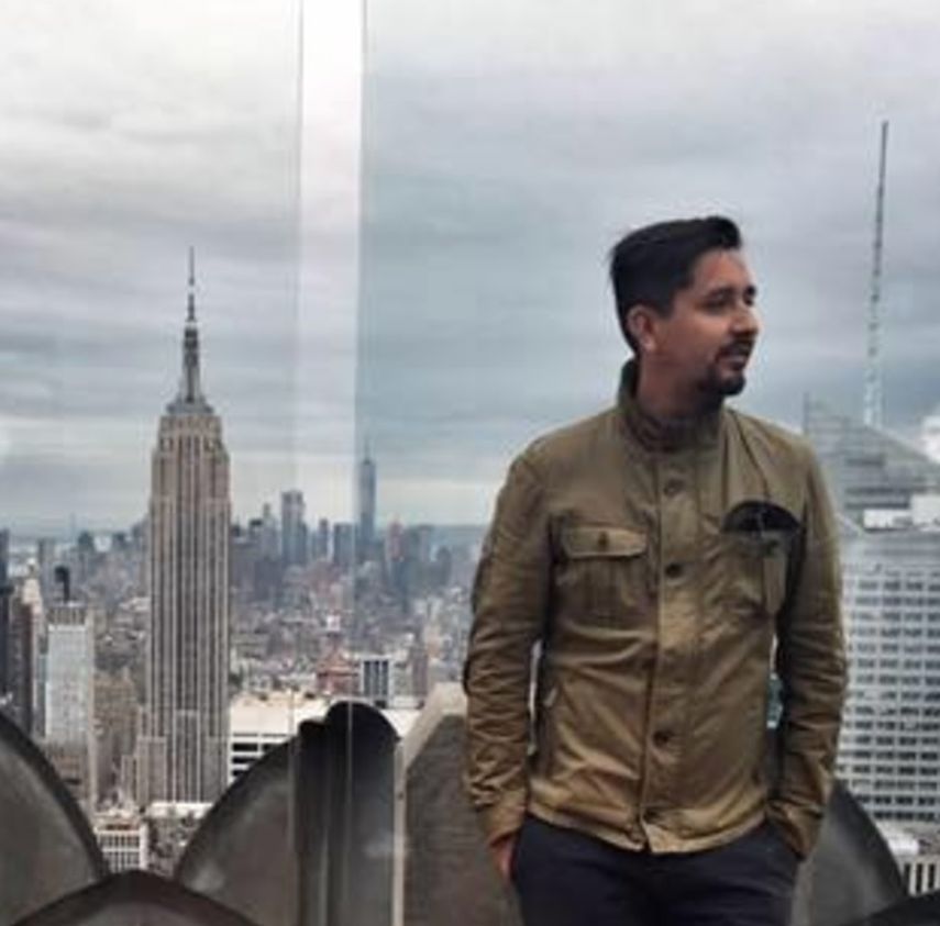El asistente de producción&nbsp;Carlos Muñoz.