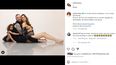 El cantante venezolano Nacho, Melany Mille y su hija Mya.