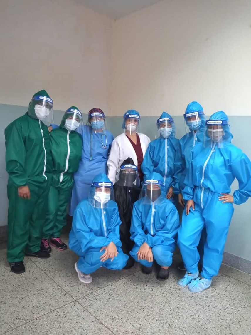 Otro equipo m&eacute;dico en Venezuela agradece la donaci&oacute;n de equipos para su seguridad.&nbsp;