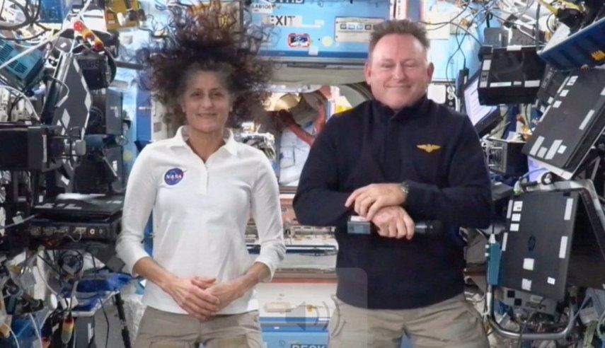 Los astronautas Suni Williams Y Butch Wilmore.&nbsp;