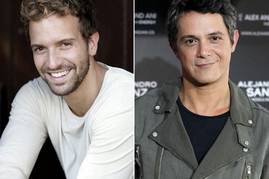 Los artistas Alejandro Sanz y Pablo Alborán, compiten por mejor álbum de pop latino. (CORTESÍA)