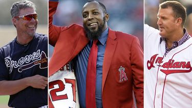 El tercera base Jones y el inicialista y bateador designado Thome aparecen por primera vez en la papeleta