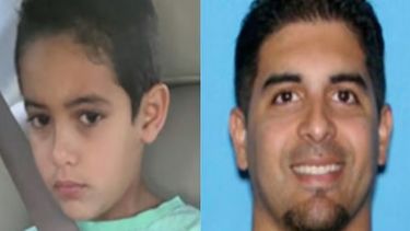 El niño Jorge Jojo Morales y su padre Jorge Gabriel Morales.