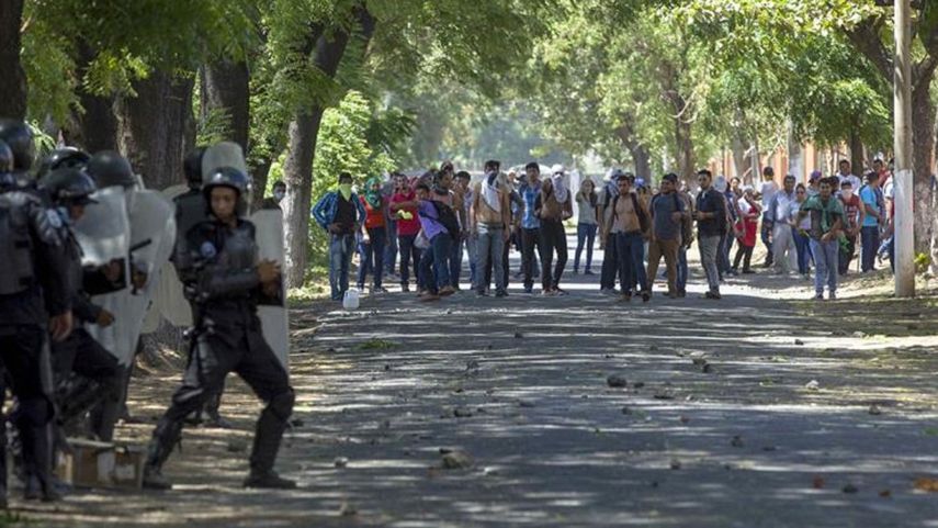 Protestas en Nicaragua contra la reforma a la seguridad social impulsada por el Gobierno