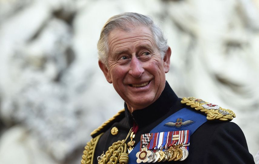 En esta foto de archivo tomada el 13 de marzo de 2015, el rey Carlos III, entonces príncipe de Gales, asiste a una recepción en Guildhall luego de un servicio conmemorativo para marcar el final de las operaciones de combate de Reino Unido en Afganistán en el centro de Londres.&nbsp; &nbsp;