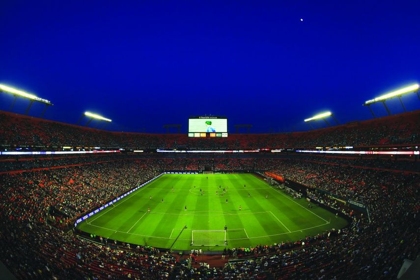 Imágenes previas del partido Brasil-Honduras en noviembre de 2013 en el Sun Life Stadium. (ARCHIVO)