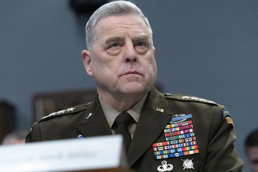 El jefe del Estado Mayor Conjunto de Estados Unidos, Mark Milley, testifica ante la subcomisión de Asignaciones Presupuestarias de la Cámara de Representantes, el 11 de mayo de 2022, en Washington.&nbsp;