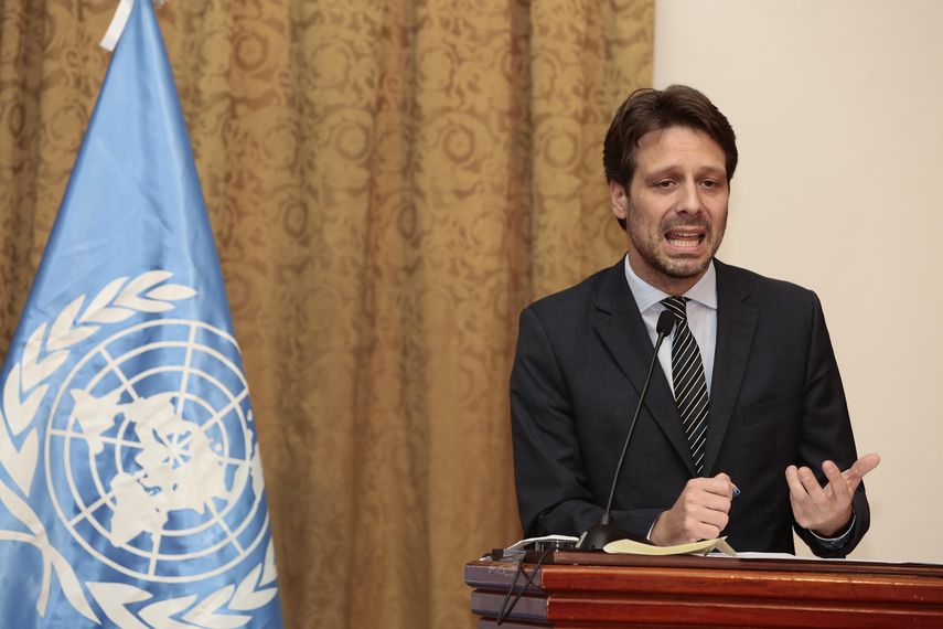 Ministro ecuatoriano de Relaciones Exteriores, Guillaume Long.