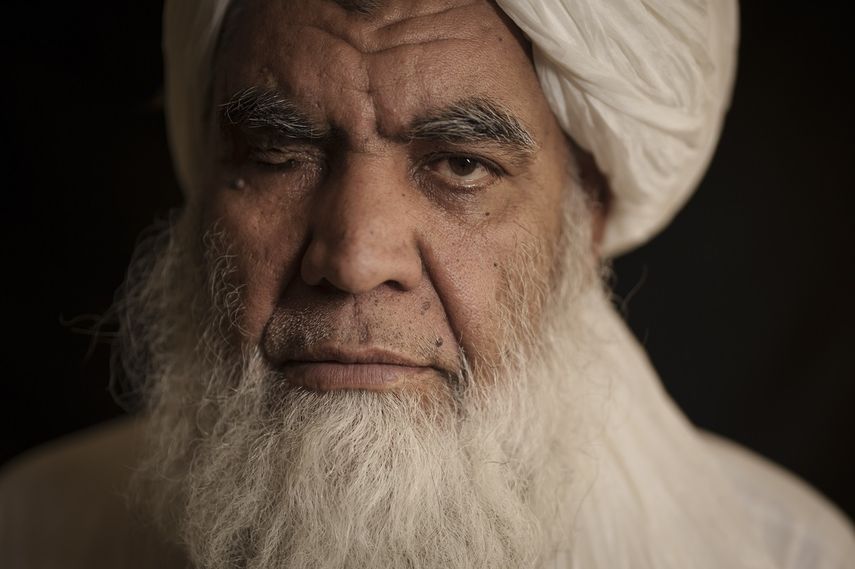 El mulá Nurudín Turabi, uno de los dirigentes del Talibán, en Kabul erl 22 de septiembre del 2021.&nbsp;&nbsp;