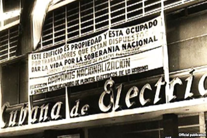 La compañía Cubana de Electricidad es una de las empresas estadounidenses confiscadas (ARCHIVO)