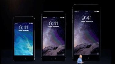 Presentación del nuevo modelo de iPhone 6 en Copertino. (AP)