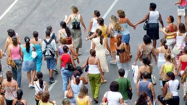 Manifestantes piden justicia.