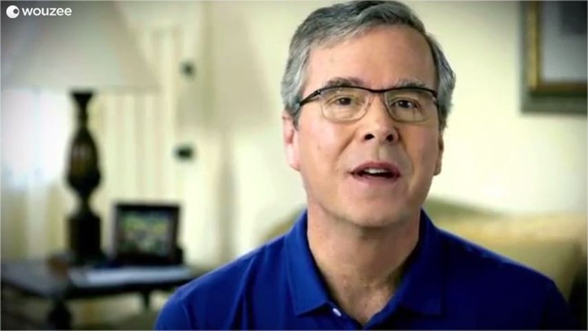 El exgobernador de Florida, Jeb Bush, aboga por crear una economía más fuerte. (CAPTURA DE VIDEO) 