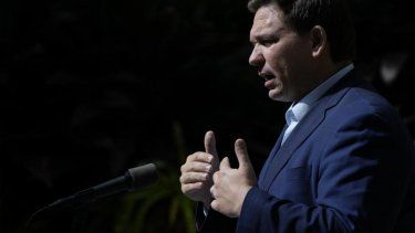 El candidato presidencial y gobernador de Florida, Ron DeSantis.