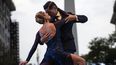 La pareja de Evgeniia Samoilova y Luis Squicciarini compiten en la categoría de escenario del Mundial de Tango en Buenos Aires, Argentina, el sábado 2 de septiembre de 2023.