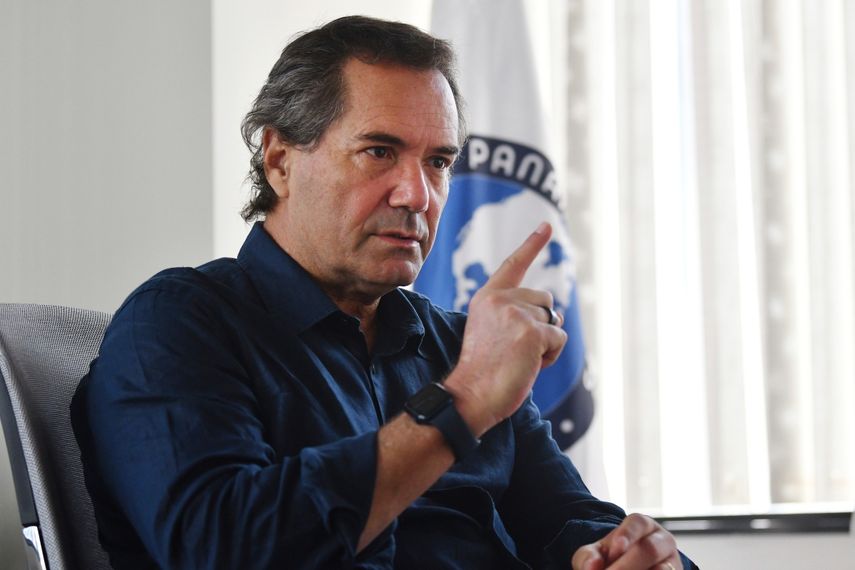 Neven Ilic, presidente of Panam Sports, habla sobre el acuerdo logrado por su organización para trasladar a aquellos deportistas olímpicos latinoamericanos que deseen aplicarse la vacuna contra el COVID-19 en Miami