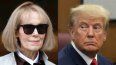 &nbsp;E. Jean Carroll y el expresidente Donald Trump