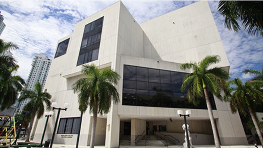 Miami Dade College recinto Wolfson en el downtown. (Cortesía)