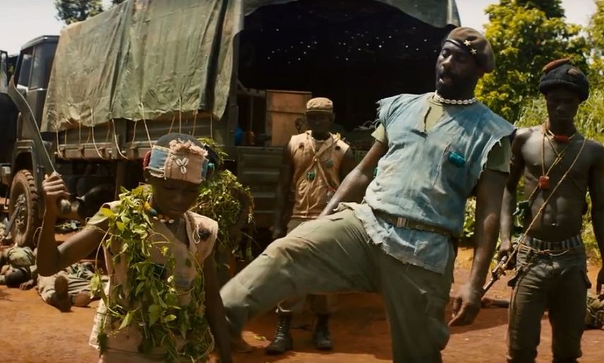 Captura de video de Beast of no nation, una de las series de éxito transmitidas por Netflix