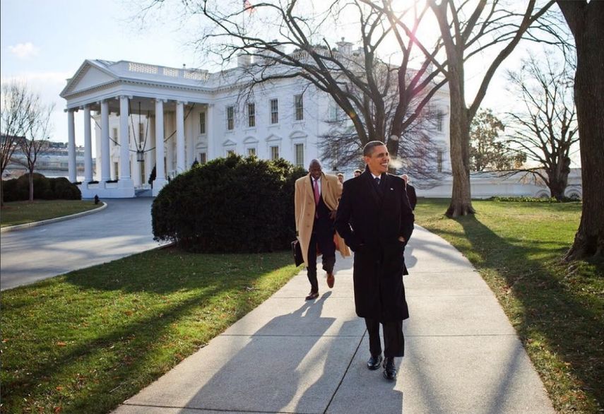El presidente Obama fotografiado en diciembre del 2010 por Pete Souza.