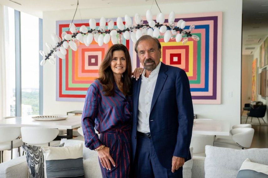 Jorge M. Pérez y su esposa, Darlene.&nbsp;