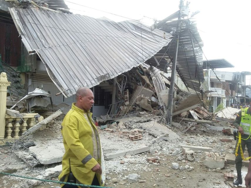 El edificio se encontraba en construcción.&nbsp;