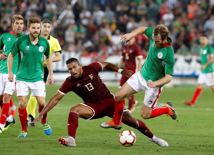 El mediocampista Aristóteles Romero marcó el primer tanto para el combinado venezolano.