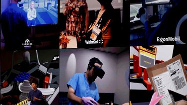 Sean Liu de&nbsp;Facebook, demuestra los diversos usos de los Oculus Quest y Oculus Rift S este martes, durante la Conferencia de Desarrollo&nbsp;Facebook&nbsp;F8 en el Centro de Convenciones McEnery en San José, California.