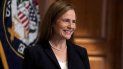 La jueza Amy Coney Barrett, propuesta para la Corte Suprema, se reúne con la senadora republicana Martha McSally el miércoles 21 de octubre de 2020 en el Capitolio, en Washington. La jueza Amy Coney Barrett, propuesta para la Corte Suprema, se reúne con la senadora republicana Martha McSally el miércoles 21 de octubre de 2020 en el Capitolio, en Washington.
