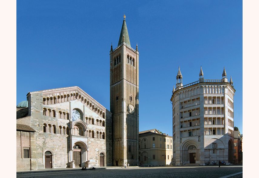 La catedral alberga el célebre fresco pintado por Correggio. (CORTESÍA)