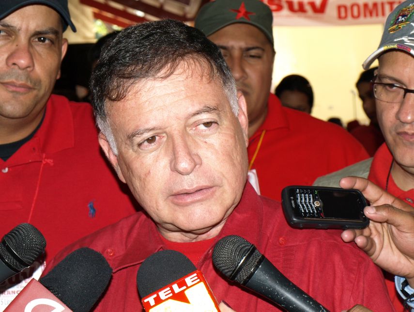 El gobernador de Zulia, el chavista Francisco Arias Cárdenas&nbsp;