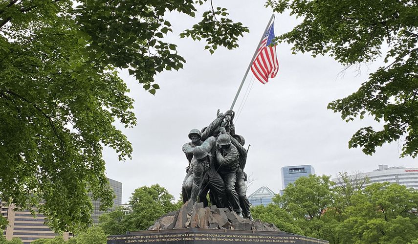 US Marines War Memorial, Washington DC.